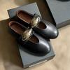 Fashion Spring Summer Flat Casual Single Shoes European American Comfortable Round Toe Mary Jane Ballet Shoe Shallow Mouth Mother Shoes
