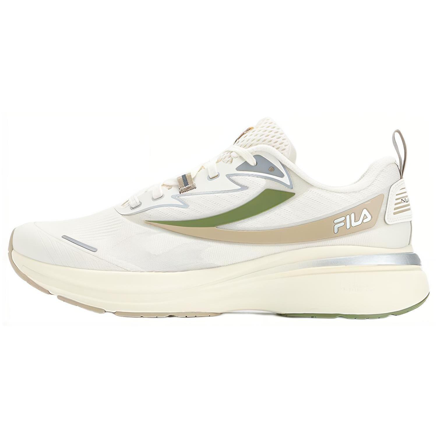 FILA NUVOLE Fabric Low top Running Shoes Men s Micro White A12M321118FWS 42.5