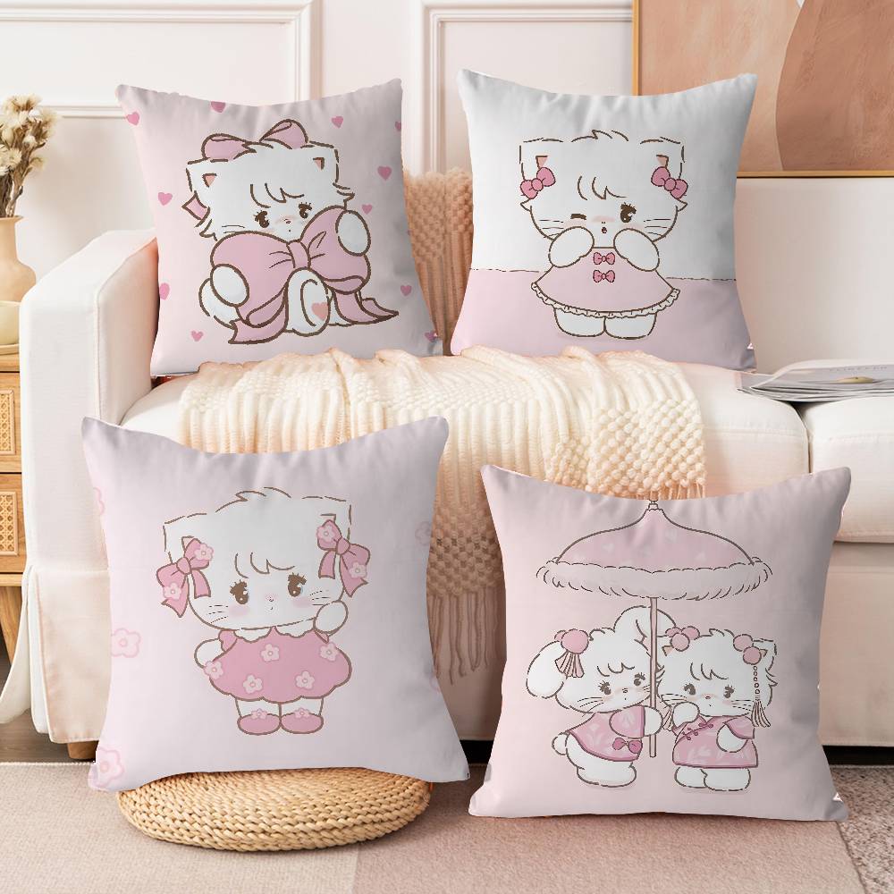M-Mikko Cute Stitch Lucky Dragon Pillow Cover Sofa Cushion Cover Home Room Decoration Children Gift