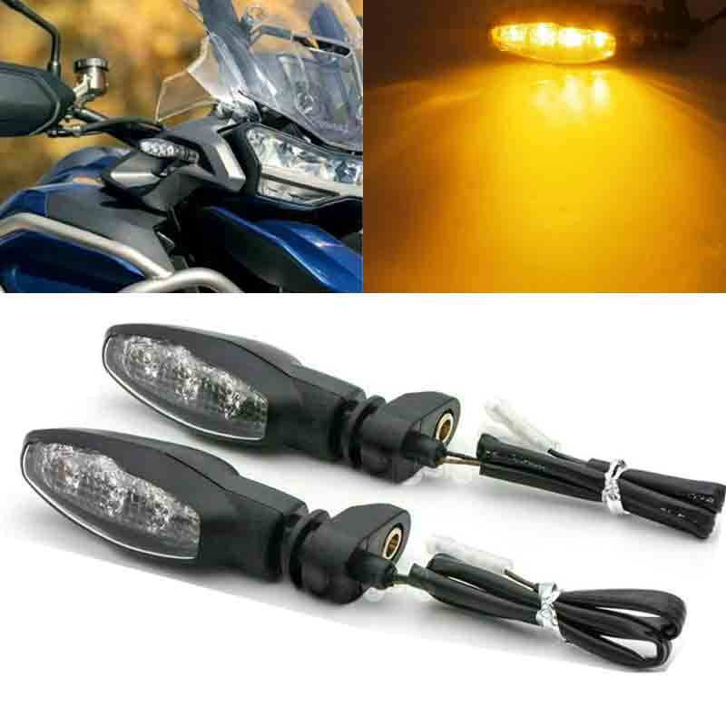 Motorcycle Turn Signal Indicator Lights Blinker Lamp Rear Front For Sport 675 660 800 1200 LED Turn Signal Light Flashing Lamp