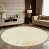 Moderner Helle Farbe Runder Wohnzimmerteppich Dekoration Schlafzimmer Weich Rutschfest Sofateppich Waschbar Große Fläche Arbeitszimmer Bodenteppiche