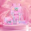 K-Pop Witch Hunters Cartoon Printed Student Pencil Bag Lunch Bag Three-Piece Backpack