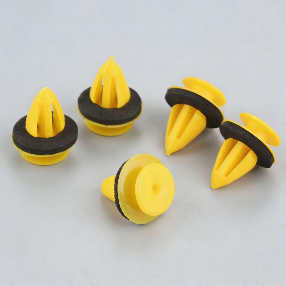 Plastic Material Auto Door Trim Panels Fastener 10mm Size Plastic Rivets Push Clip Auto Door Trim