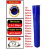 Lenght 400mm Blue SiliconeSteel Wire Corrugated Hose High Temperature Resistant Air Filter Pipe, Turbocharger Intake Pipe