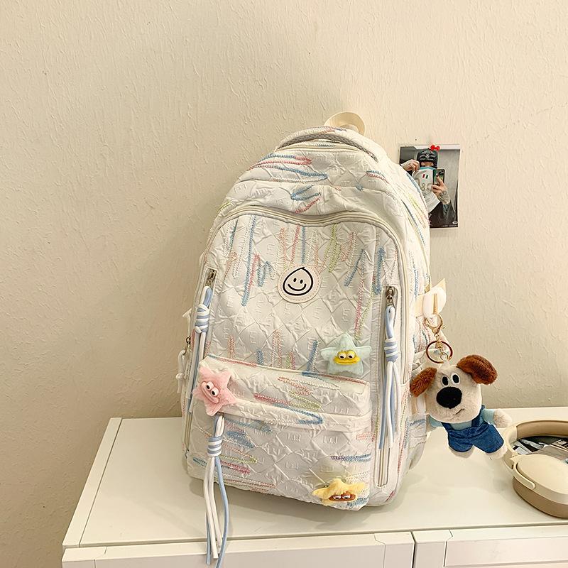 Minority Junior High School Girls Have A High Sense of Design  High School Students  Female College Students and Children's Backpacks.