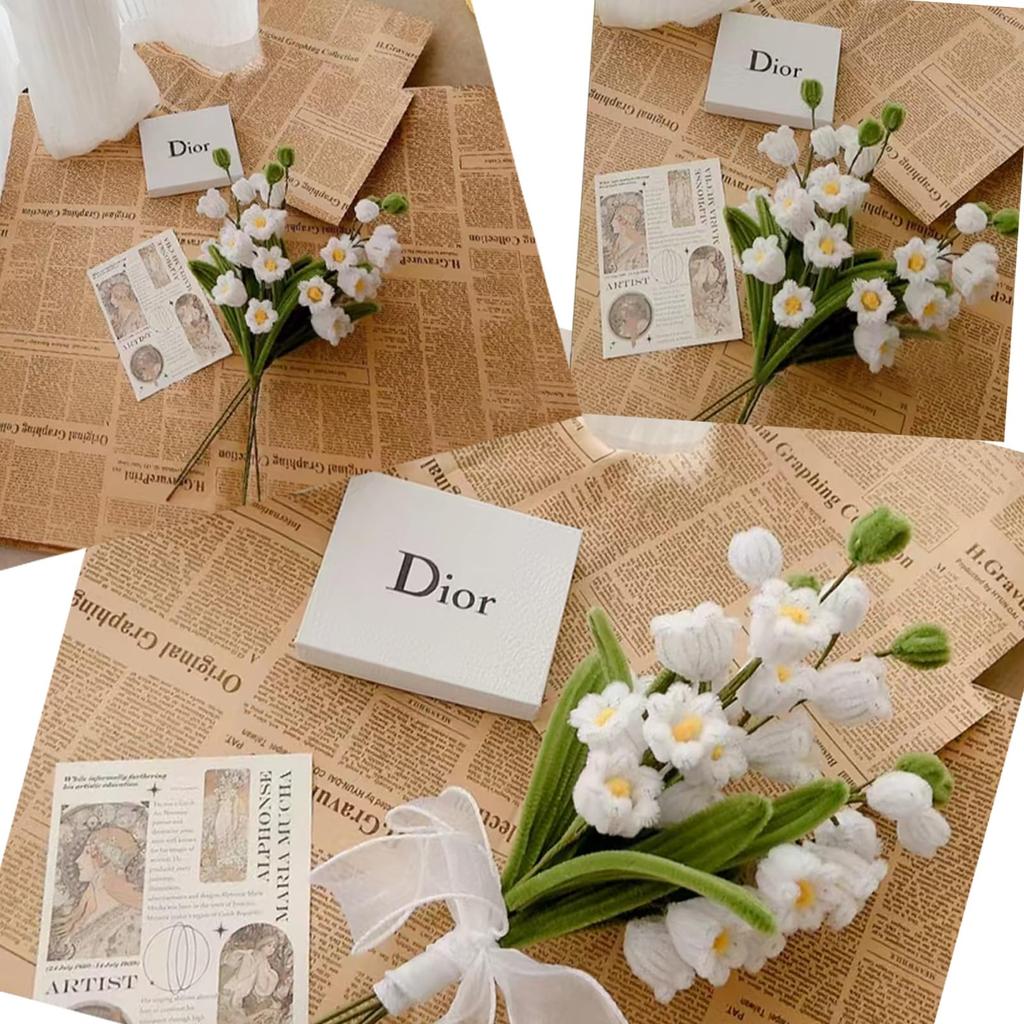 LOZIZI Lily of the Valley Craft DIY Lily of the Valley Craft Perfect for and Day Gifts of the 9-Stem Kit, Set, Anniversaries, Birthdays, Valentine's