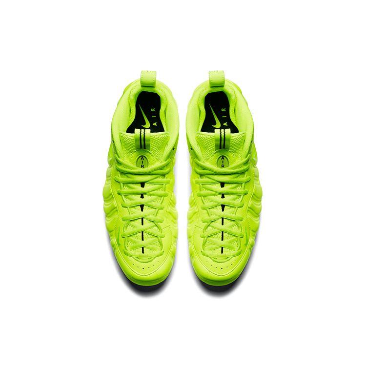 Nike Chaussures de Basketball Rétro Montantes Foamposite Pro Volt Réédition 2021 Baskets Homme Vert Fluorescent 624041-700(2021)
