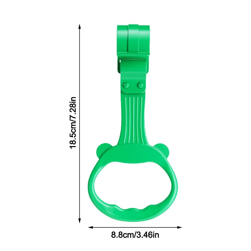 Portable Plastic Hand Pull Ring Light Weight Learn To Stand Stroller Hook Cartoon Crib Ring Playpen Accessories
