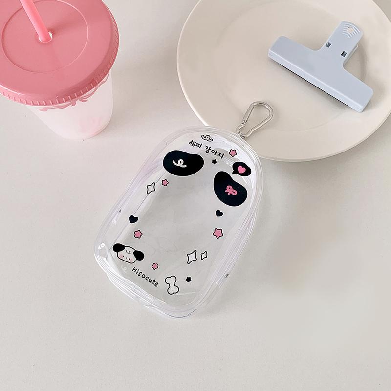 Cartoon Pattern High Transparency Portable Pendant Garage Kit Storage Bag Fashion Accessories Display Lipstick 5 Styles