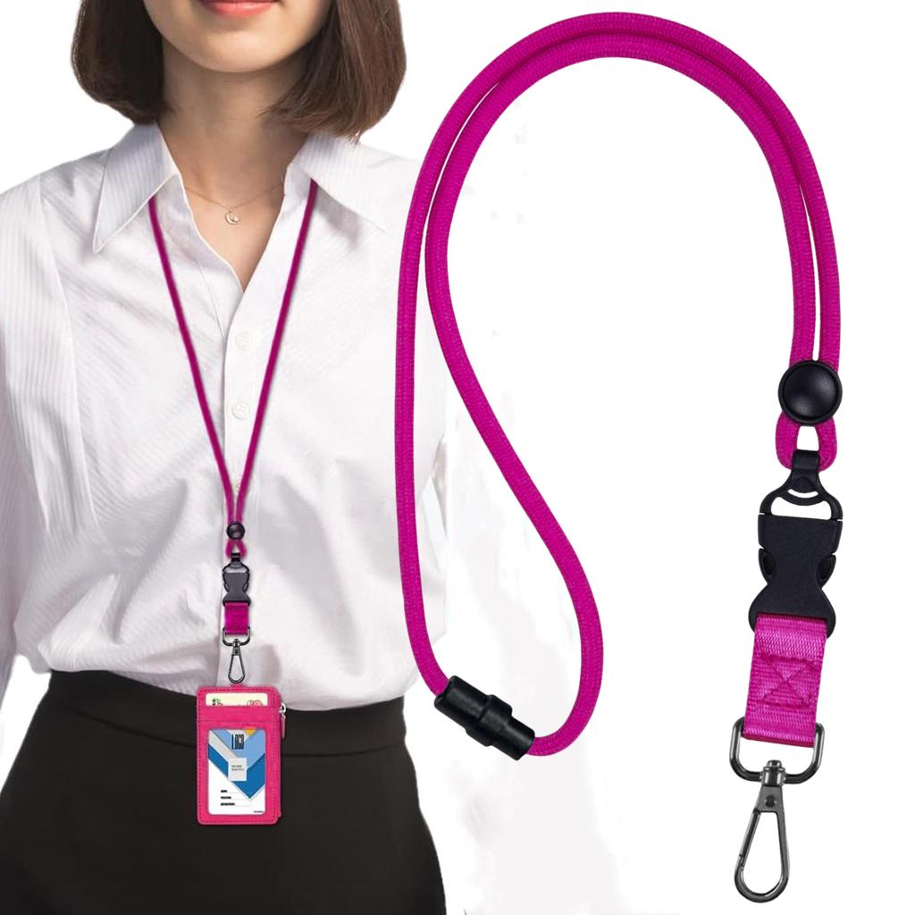 Badge Holder Heavy Duty Badge Reel Lanyard Clip Metal Hook Keychain For Nurse Teacher Doctor
