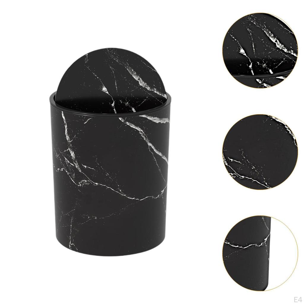 Can Swing Cover Garbage, Waste Container, Modern Trash, Garbage Container for Room Room,