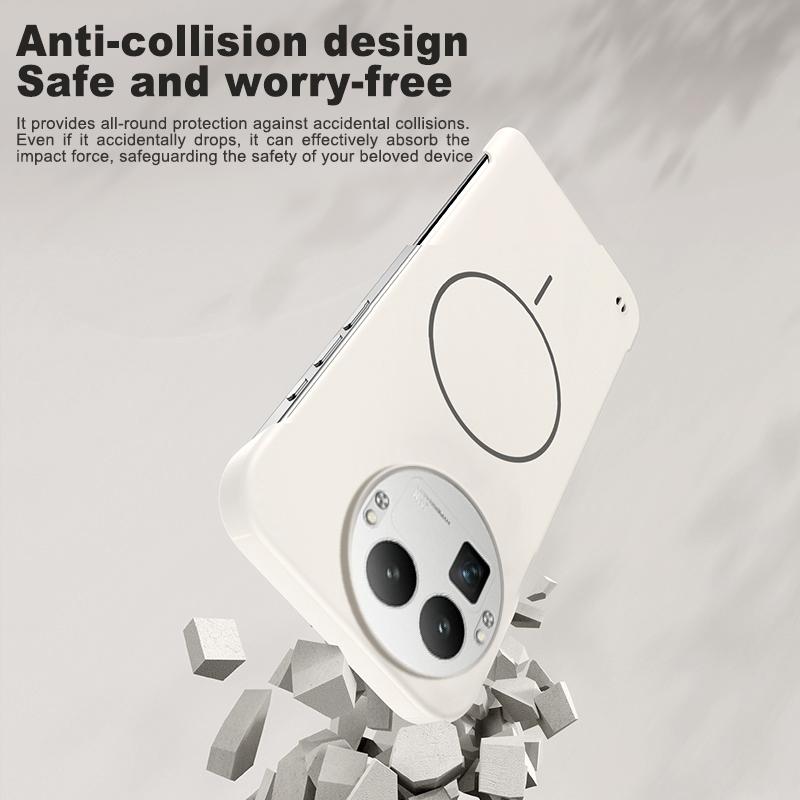 For Magsafe Bezel-less Phone Case for Realme GT 8 Pro Ultra Thin Frameless Hard PC Magnetic Cover for Realme GT8 GT 8 Funda