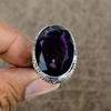 Amethyst Genstone Handmade 925 Sterling Silver Jewelry Ring Size 8 KKG-461