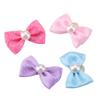 20pcs Elastic Band Pet Pearl Hair Ties Polka Dot Pattern Dog Bow Hair Bands  Daily Decoration