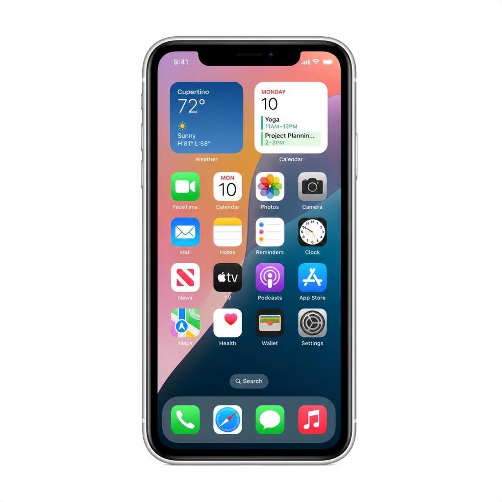 Refurbished Apple iPhone Xr 6.1'' 3GB RAM 64GB ROM White 4G LTE Unlocked Smartphone With Single SIM