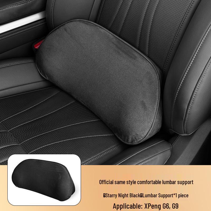 XPENG G6/G9 Neck & Lumbar Support Pillow - Comfortable Car Headrest & Cushion Accessory