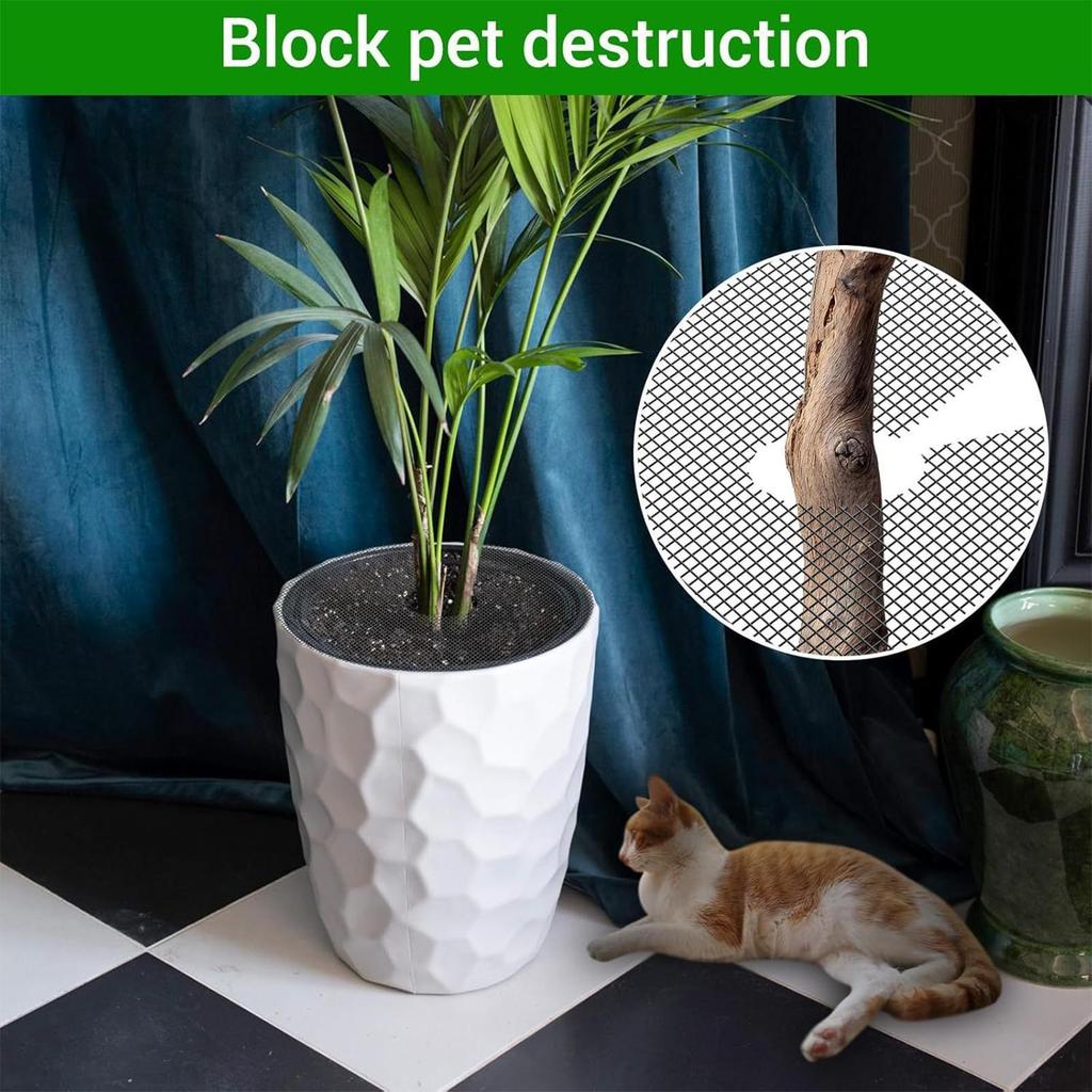 4Pcs Tree Mulch Rings Flower Pot Plant Moisturize Protector Mats Breathable Weeds Barrier Gardening Plant Cover Cushions