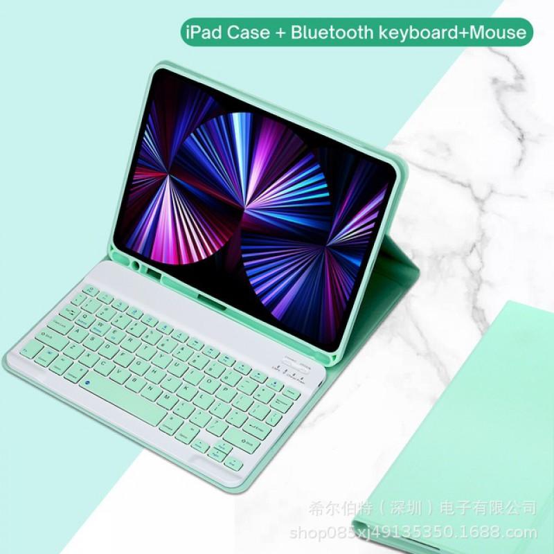 11-inch IPad Pro Air 7/6 Case With Silent Bluetooth Keyboard Pen Slot Magnetic TPU Protective Cover