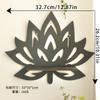 Wooden Craft Butterfly Hollow Crystal Storage Shelf Simple Home Wall Ornament Decoration