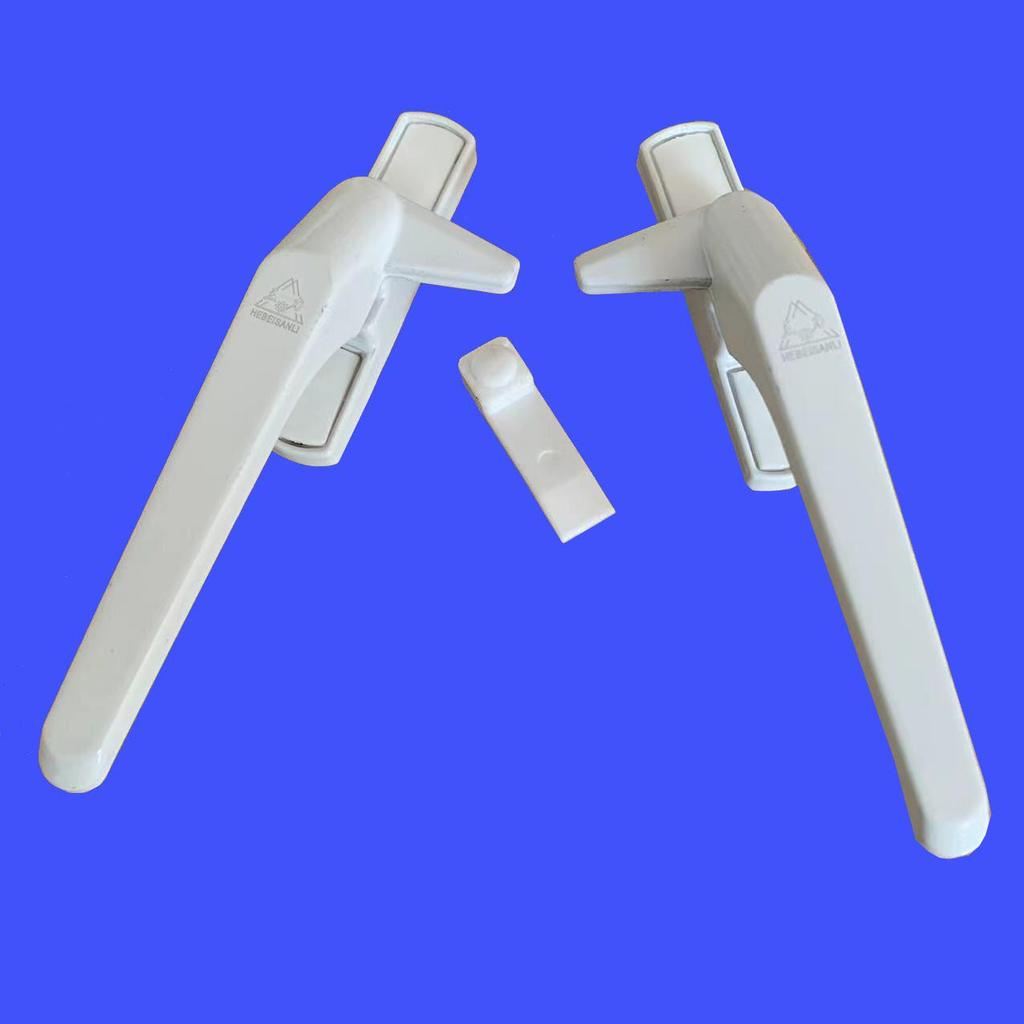 Verstärkter UPVC-Dreh-Kipp-Tür- und Fenstergriff in L-Form mit Schloss