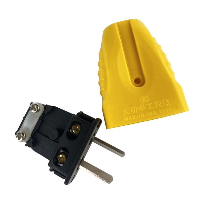 Fixed Integrated Power Plug High Power 250V 16A Flame Retardant for RV Camper Internal Electrical System Installation