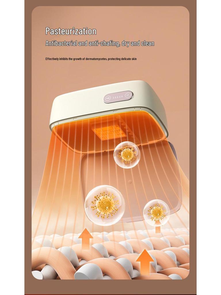 Smart Large-Capacity Foldable Clothes Dryer for Quick Baby Clothes Sterilization