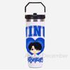 30Oz K-Pop Portable Car Cup Stainless Steel Thermos Cup with Straw Travel Sports Water Bottle with Handle Cover Coffee Vacuum Flask