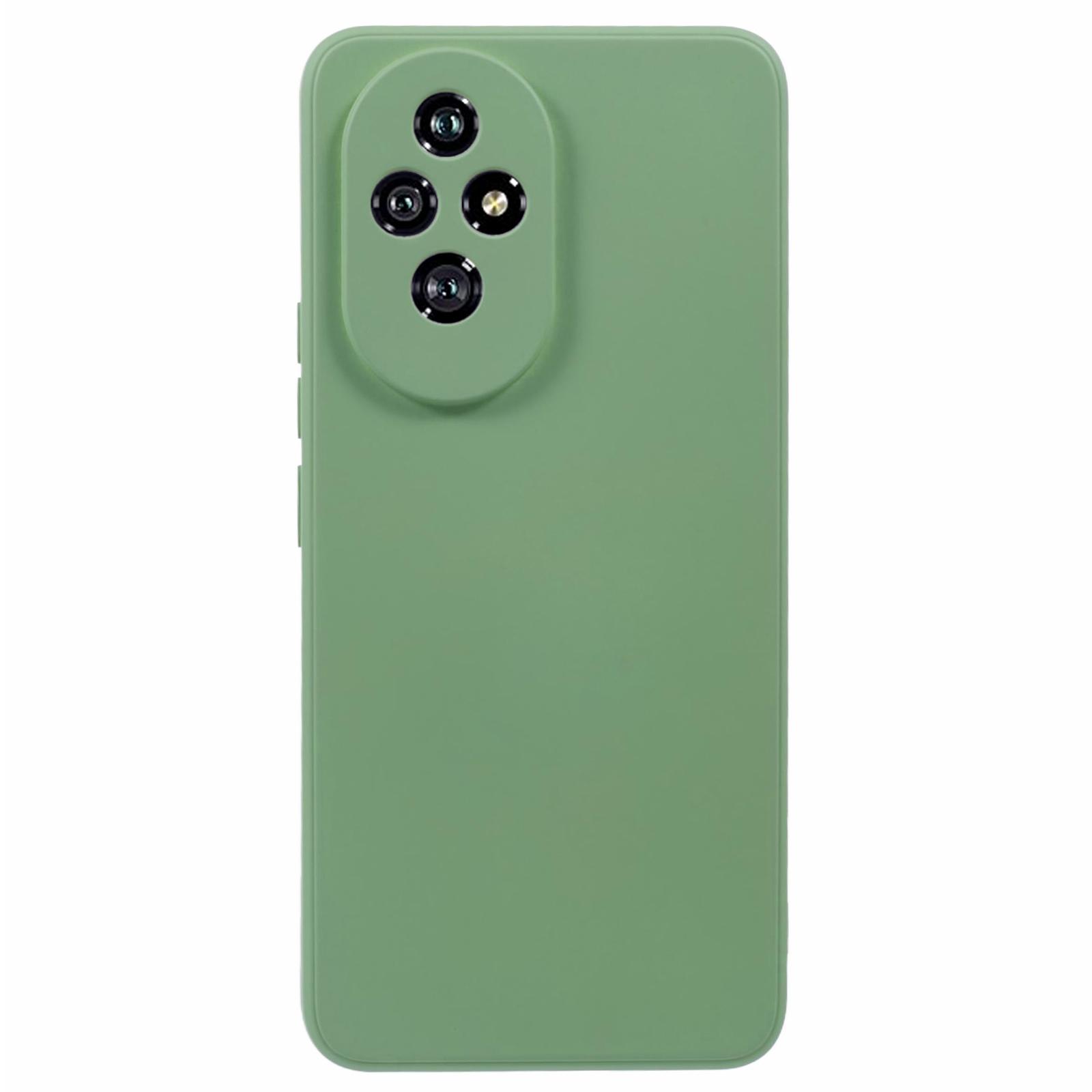 

For Honor 200 5G 5G Case Soft Fiber Lining TPU Phone Cover Precise Cutouts Camera Protection Matcha Green