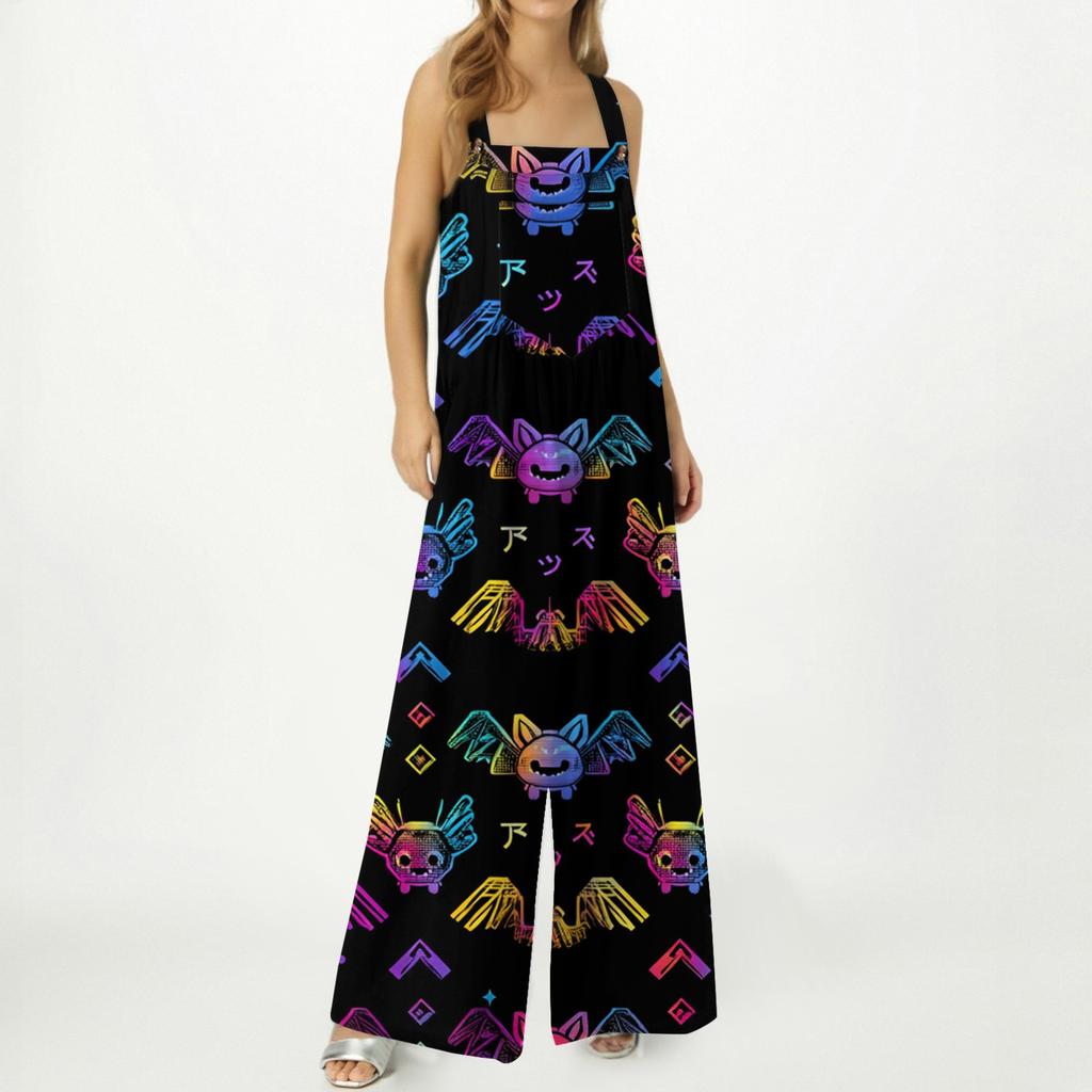 Dámský overal Potištěný Ležérní Volný Overal