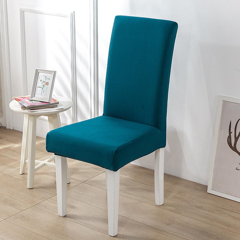 New Color High Gram Heavy Printing Elastic Backrest Integrated Chair Cover Household Hotel Anti-Fouling Dining Table Chair Cover