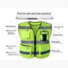 Fluorescerend Groen Verstelbaar Reflecterend Veiligheidsvest