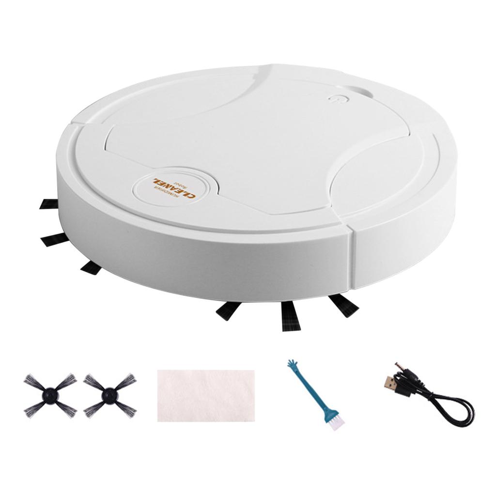 Robot barredor inteligente, totalmente automático, barre y arrastra, con carga USB integrada, aspiradora para el hogar Star Treasure