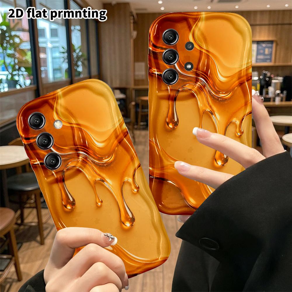 Phone Case: 2D Flat Samsung Galaxy A34 A35 M05 M06 S20 S22 S21 FE Plus 5G Protective Case, Heart Waves, Christmas and Halloween Gift