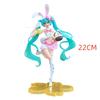 Non-Toxic Anime Figure Cherry Blossoms Dress Action Figures Kawaii Swimsuit Vocaloid Pvc Collectible Model Toys Children Gift