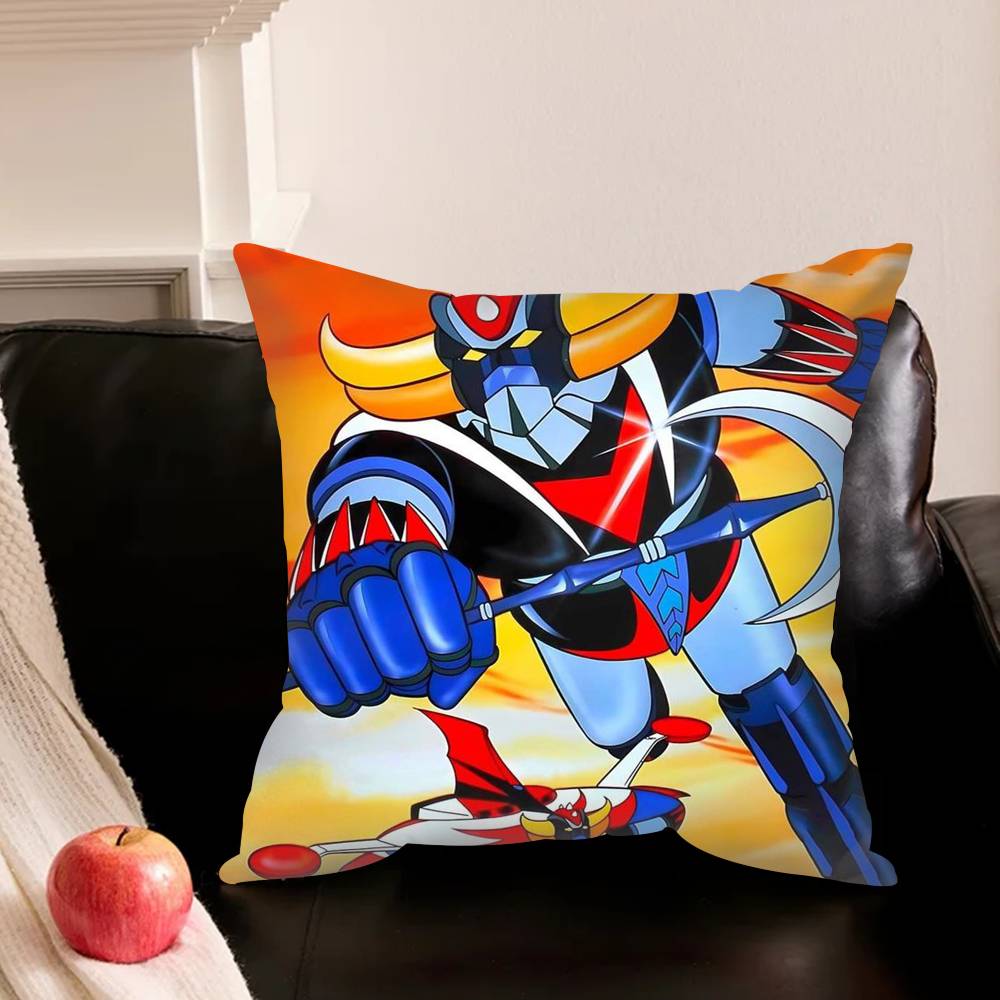U-Ufo R-Robot G-Goldorak-K Various Sizes Square Pillowcase For Car Home Bedchamber Decor