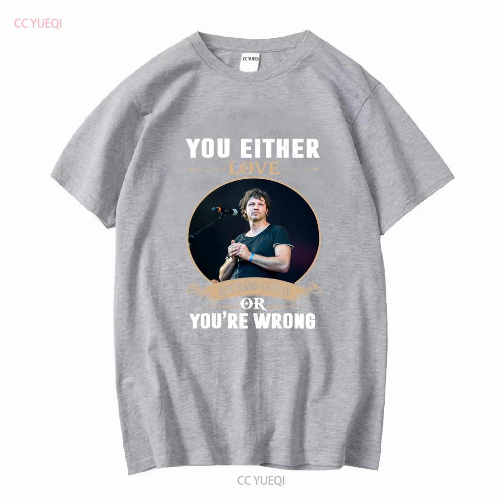 YOU EITHER BERTRAND CANTAT T SHIRT Vintage Washed Stylish Unisex Top For Everyday Wear Stretched Streetwear Casual Graphic