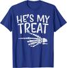 Hes My TreatShes My Trick Skeleton Matching Couple Halloween TShirt Fun Unisex Unisex Spooky Season Halloween Tshirts
