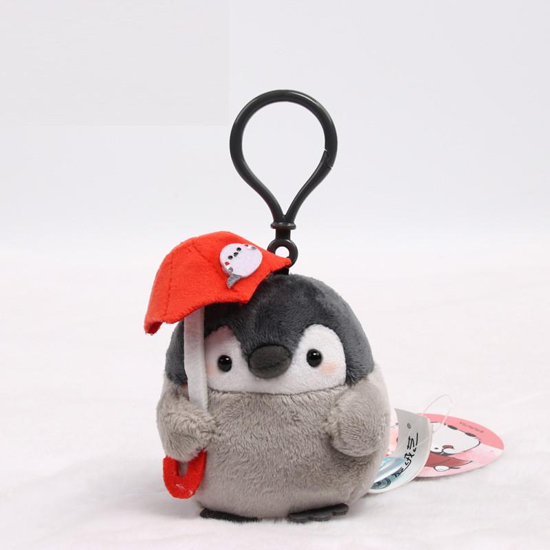 Toy Plush Penguin Keychain Pendant Stuffed Doll Cartoon Kawaii Decor Backpack