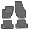 Velour Graphite Car Mats For: Volvo V40 II Estate, Cross Country (2012-)