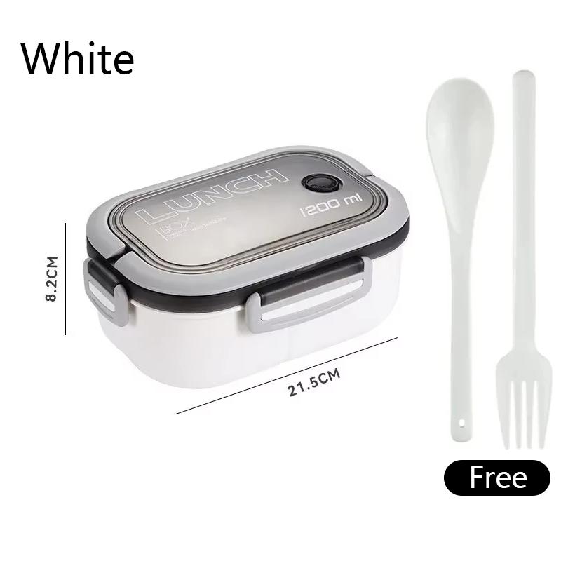 Simpatica scatola per il pranzo per bambini scomparti Microwae Bento Lunchbox Bambini Kid Scuola campeggio esterno Picnic Contenitore per alimenti portatile