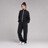 Puma Giacca da donna comoda a maniche lunghe con colletto alla coreana con logo Nero 631422-01