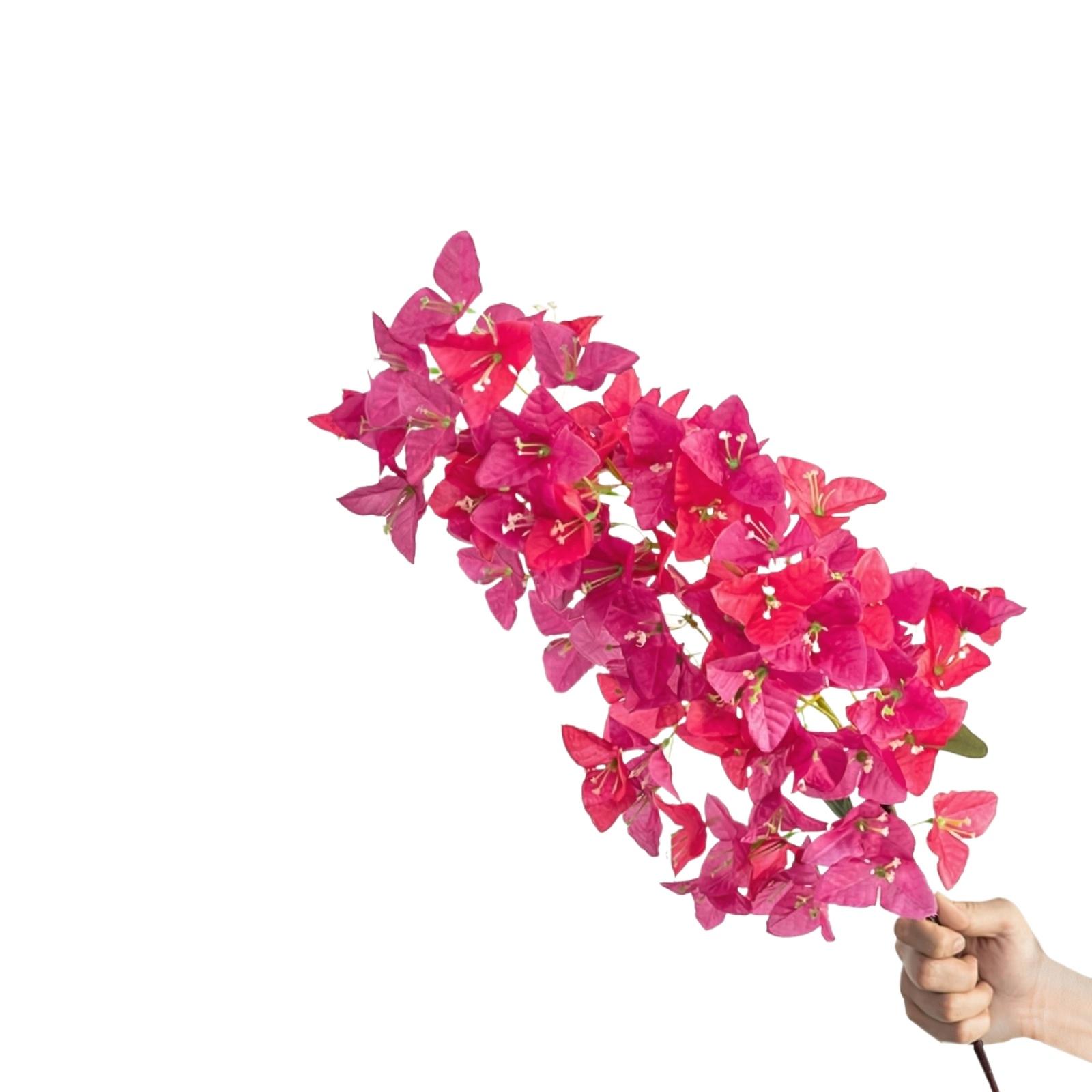 

Artificial Bougainvillea Bouquet, Fake Flower, Home Decor, Bedroom Ornament, Luxury Floral Art, Living Room & Dining Table Decoration One Size