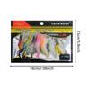 Simulation Shrimp Soft Lures Luminous Swimbait Shrimp Fishing Lure with Hooks for Bass Trout Bream & Pickerel
