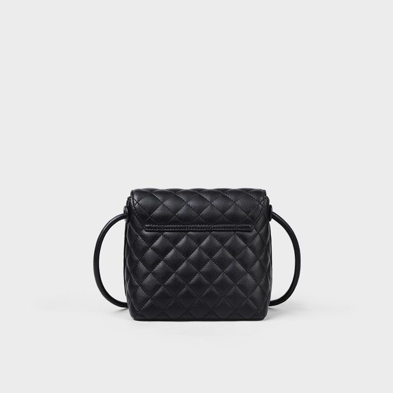 2025 New Autumn Winter Genuine Leather Women's Bag Crossbody Bag Bucket Bag Quilted Small Bag Shoulder Bag Tote Bag