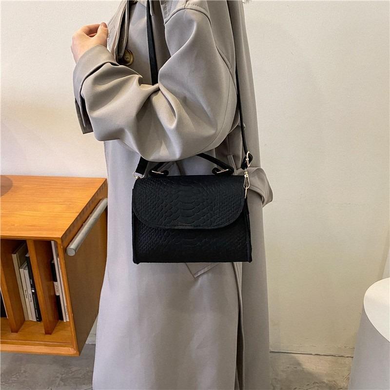 Women Square Crossbody Bags Ladies Crocodile Print Bags Trend Handbags Female Totes Shoulder Handbags for Women Korean