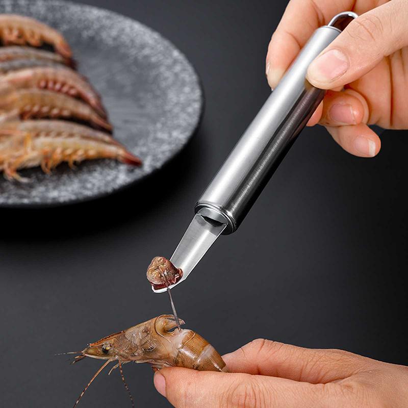 Stainless Steel Shrimp Lines Cutter Toadfish Fish Shrimp Peeler Tool Compact Lightweight Crab Tools & Shrimp Peeler Kitchen tool