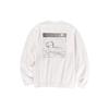 Uniqlo X Kaws Collaboration SS23 Solid Color Floating Doll Print Crew Neck Pullover Long Sleeve Knit Sweater Unisex sweater White 467395-01