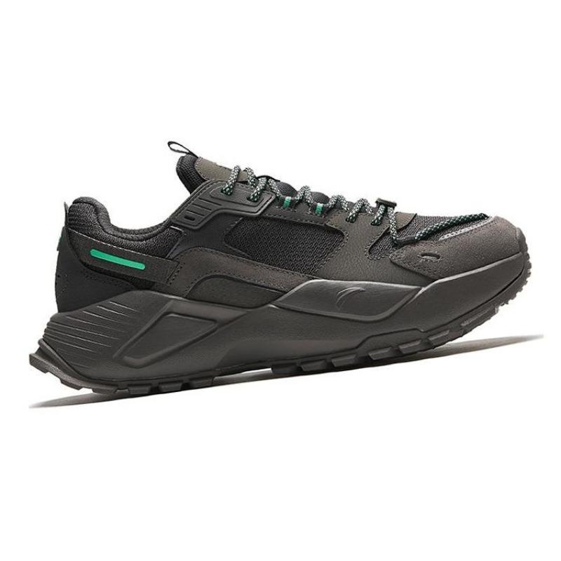 Anta Star River Shock Absorbing Wear Resistant Height Increasing Low Top Dad Shoes Men Sneakers Gray 912418848-4