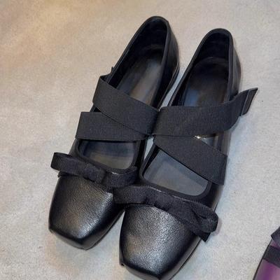 Modische Ballerinas mit eckiger Spitze, Ballettschuhe für Damen mit Schleife, flache Schuhe, 2024 Designer, neue Laufschuhe, Sommer, Freizeitkleid, Damen-Zapatos