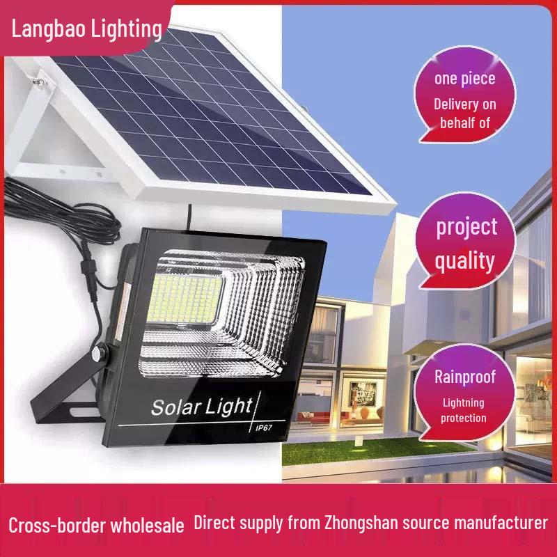 2025 Waterproof Solar LED Courtyard Light with Motion Sensor for Indoor/Outdoor Use